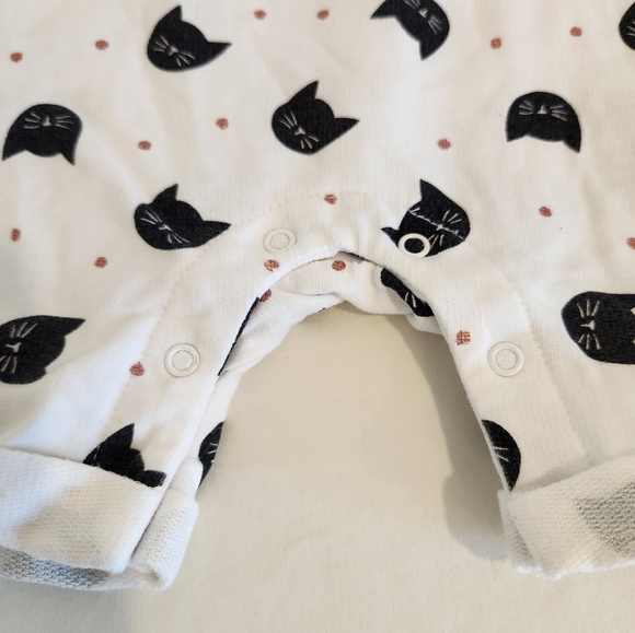 Mini Heroes French Terry Long Sleeve Romper - Picture 2 of 5